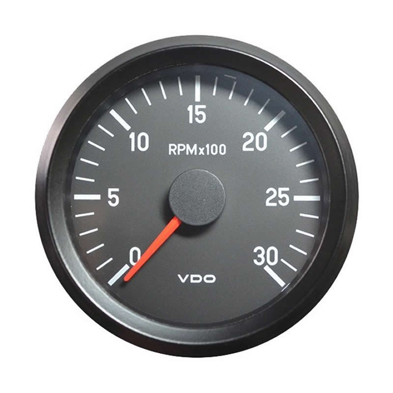 VDO Cockpit International Tachometer 3.000 RPM 80mm 12V gauge